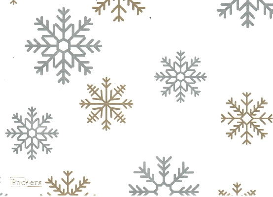 PAPEL DE REGALO PREMIUM COPOS ORO-PLATA